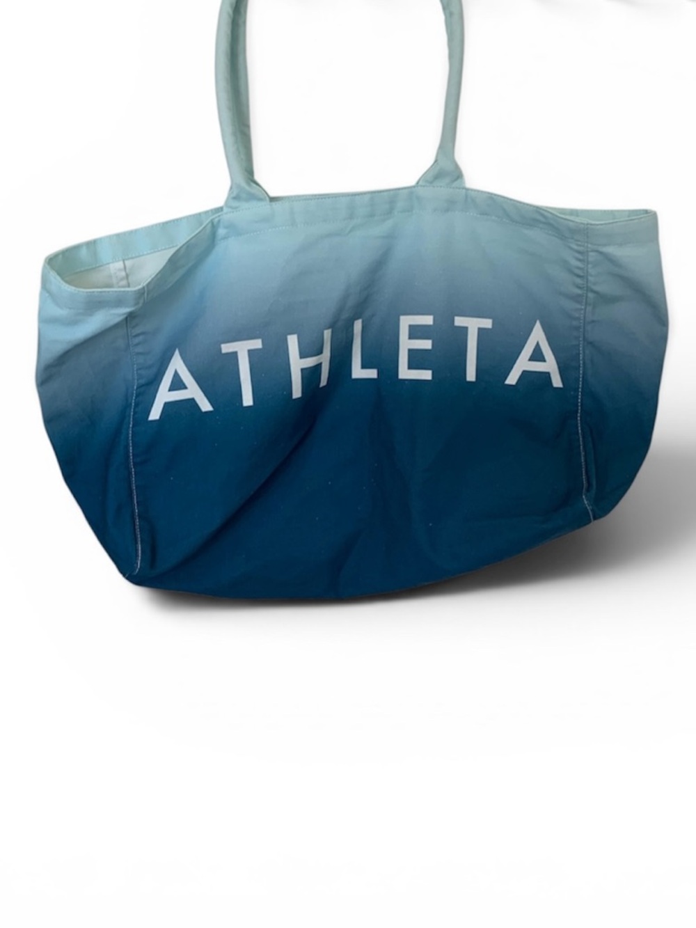 Athleta Gradient Teal Large Gym Bag